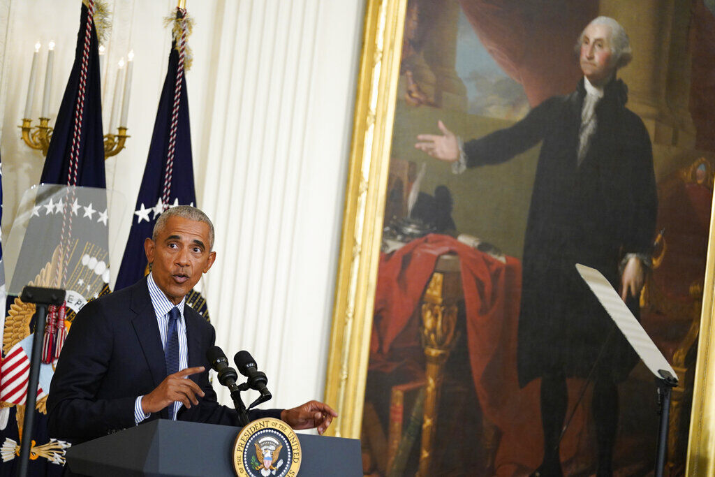 Biden Obama Portraits